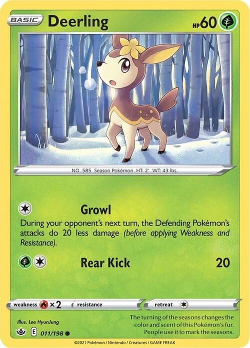 Deerling Card Front