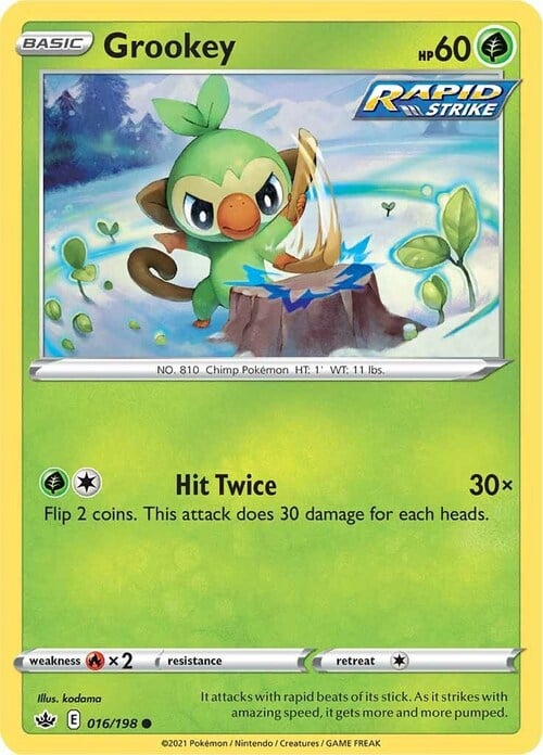 Grookey Card Front