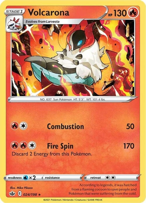 Volcarona Card Front