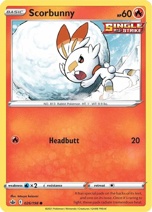Scorbunny Card Front