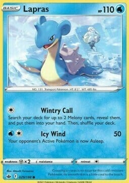Lapras [Wintry Call | Icy Wind] Card Front
