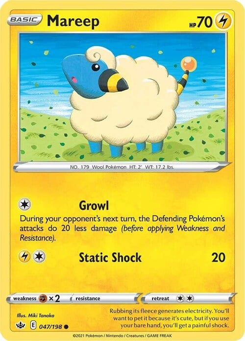 Mareep Card Front