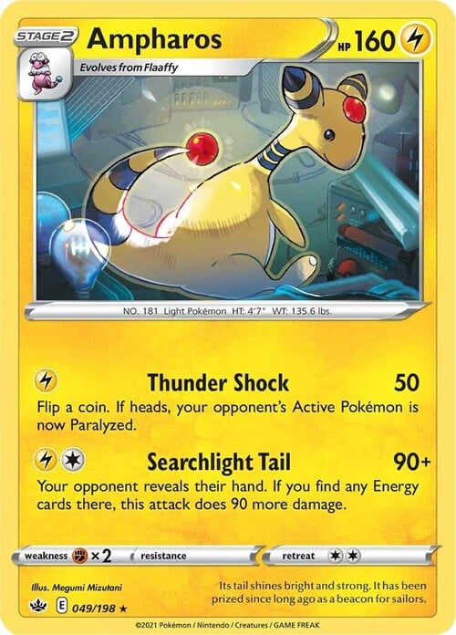 Ampharos Card Front