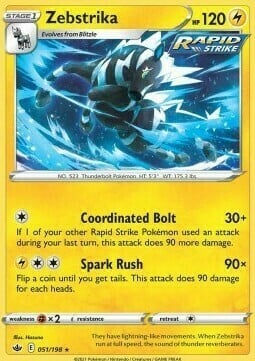 Zebstrika [Coordinated Bolt | Spark Rush] Card Front