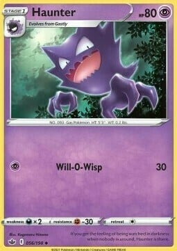 Haunter [Will-O-Wisp] Card Front