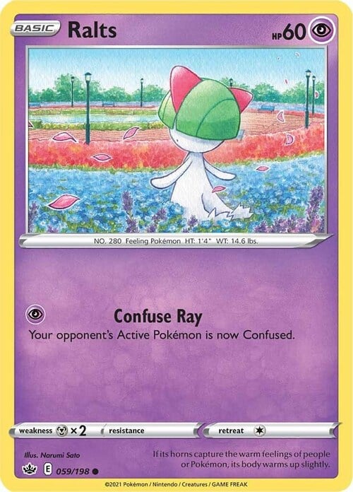 Ralts Card Front