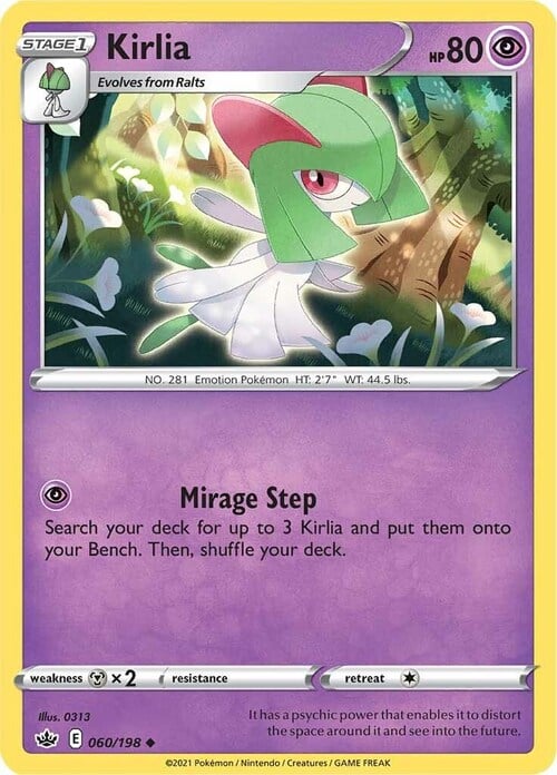 Kirlia Card Front
