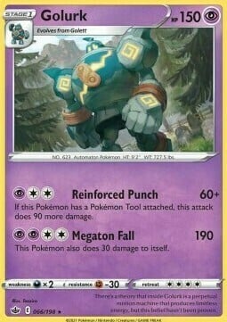 Golurk [Reinforced Punch | Megaton Fall] Frente