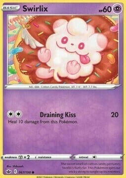 Swirlix [Draining Kiss] Card Front