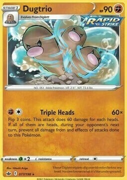 Dugtrio [Triple Heads] Card Front