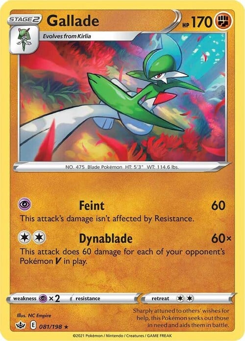 Gallade Card Front