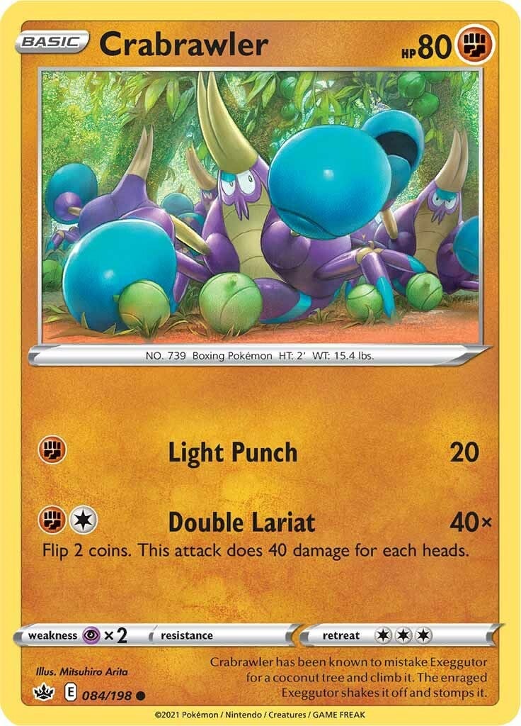 Crabrawler Chilling Reign | Pokmon | CardTrader