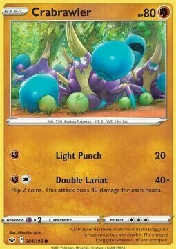 Crabrawler [Light Punch | Double Lariat] Card Front