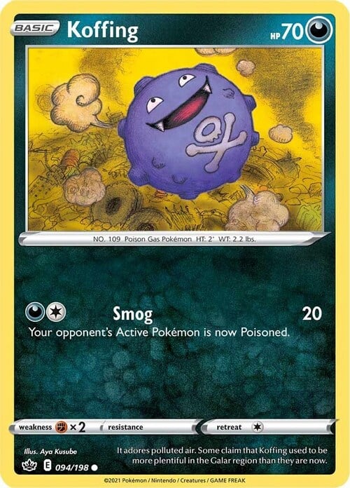 Koffing Card Front
