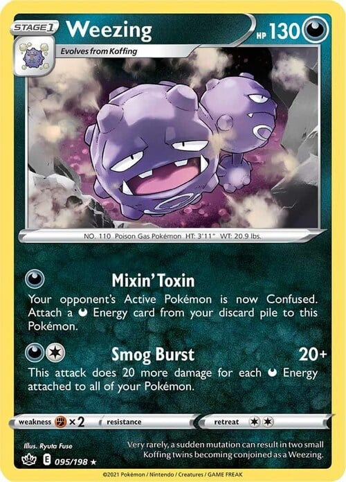 Weezing Card Front