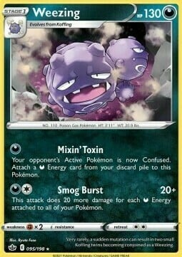 Weezing [Mixin' Toxin | Smog Burst] Card Front