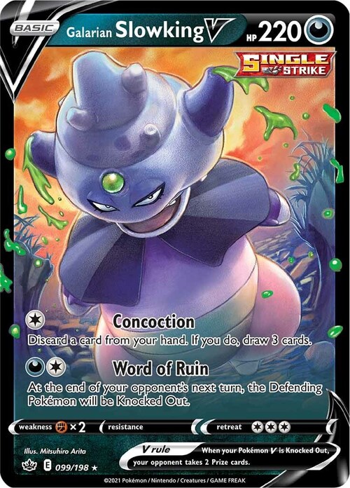 Galarian Slowking V Card Front