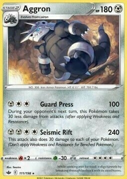 Aggron Card Front