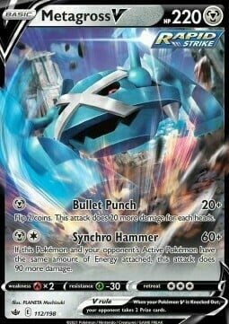 Metagross V [Bullet Punch | Synchro Hammer] Card Front
