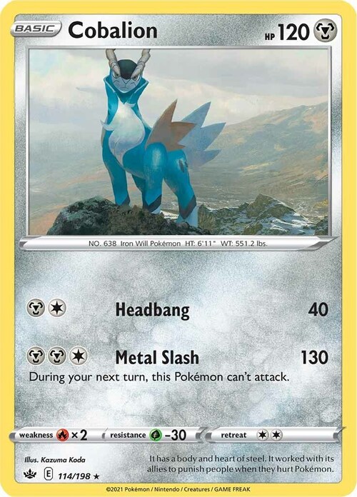 Cobalion Card Front