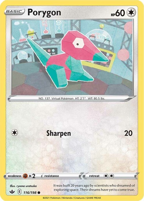 Porygon Card Front