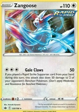 Zangoose [Gale Claws] Card Front