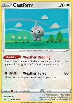 Castform [Weather Reading | Weather Force] Card Front