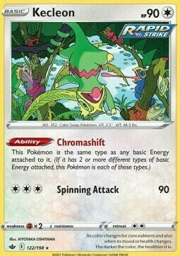 Kecleon Card Front