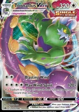 Tornadus VMAX [Blasting Wind | Max Wind Spirit] Card Front