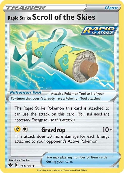 Rapid Strike Scroll of the Skies Card Front