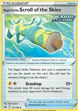 Rapid Strike Scroll of the Skies Card Front