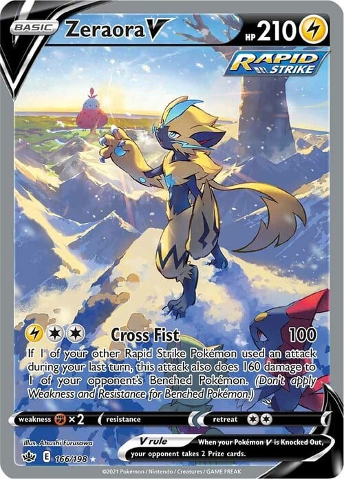 Zeraora V Card Front