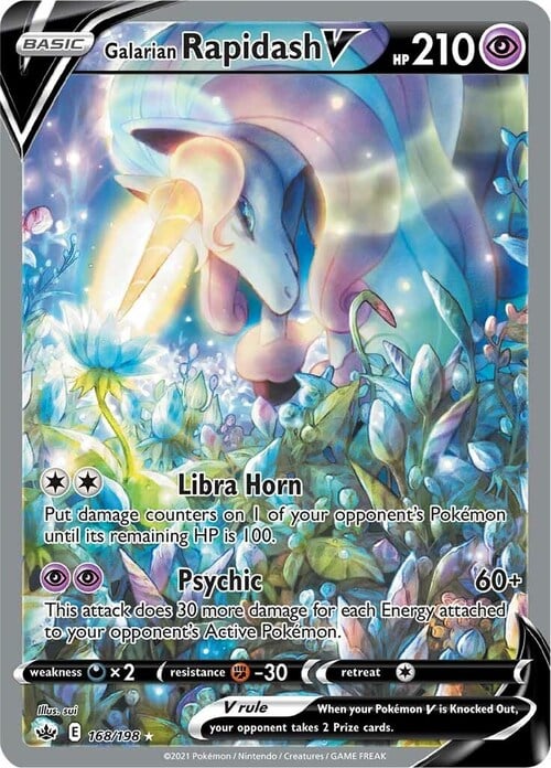 Galarian Rapidash V Card Front