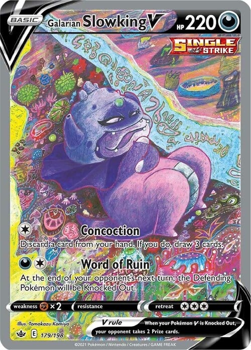 Galarian Slowking V Card Front