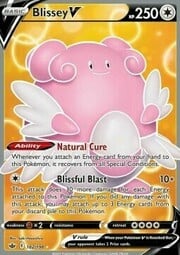 Blissey V [Natural Cure | Blissful Blast]