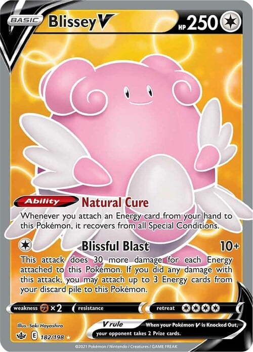 Blissey V Card Front