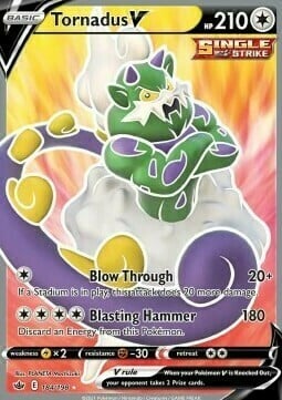 Tornadus V [Blow Through | Blasting Hammer] Card Front