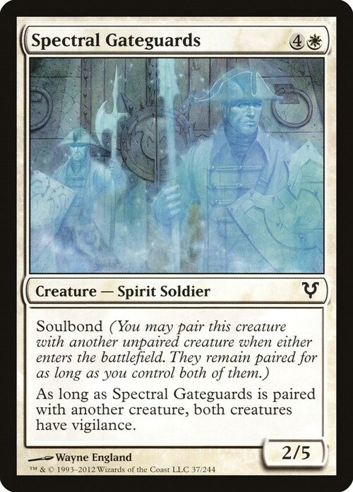 Guardiani del Cancello Spettrali Card Front