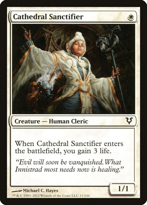 Consacratrice della Cattedrale Card Front