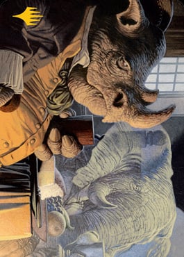 Art Series: Late to Dinner Card Front