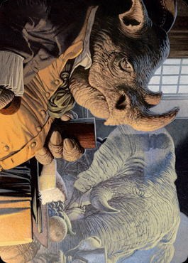 Art Series: Late to Dinner Card Front