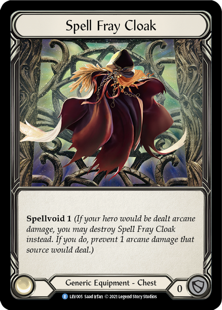 Spell Fray Cloak Card Front