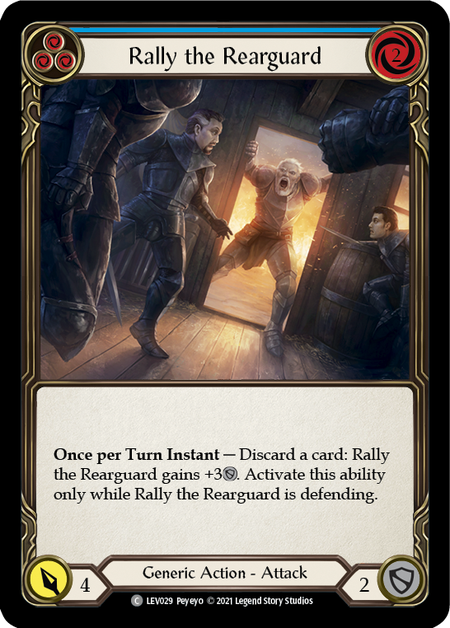 Rally the Rearguard - Blue Card Front