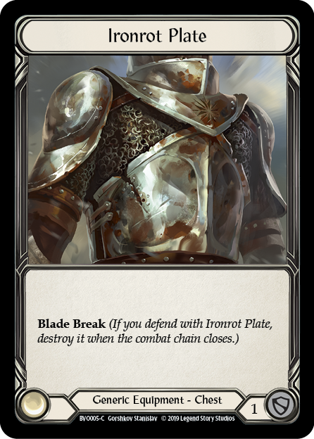 Ironrot Plate Card Front