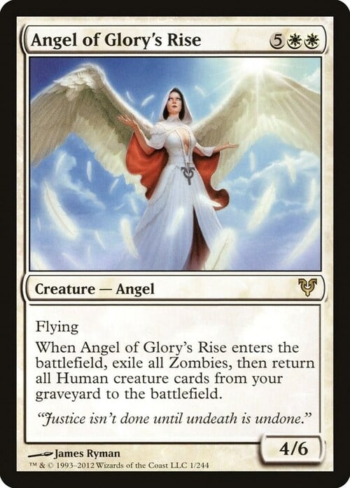 Angel of Glory's Rise Card Front