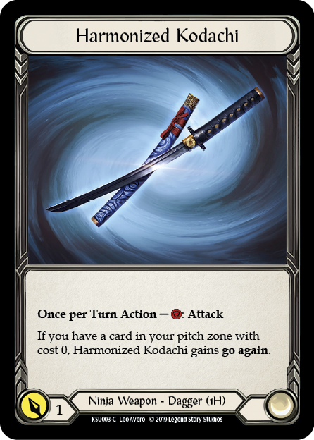 Harmonized Kodachi Card Front