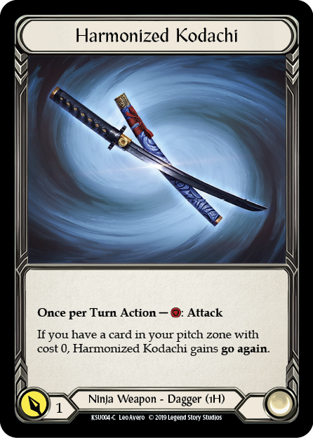 Harmonized Kodachi Card Front