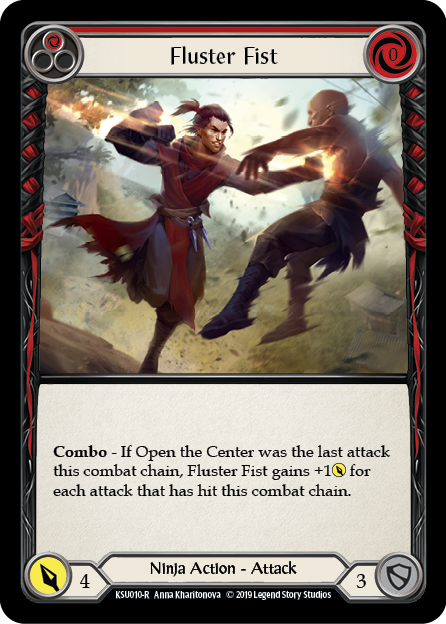 Fluster Fist (Red) Card Front