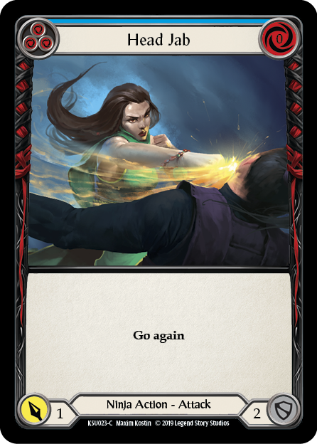 Colpo alla Testa - Blu Card Front