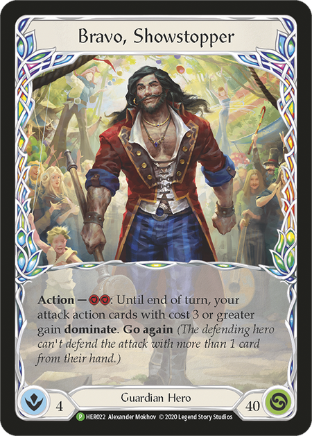 Bravo, Showstopper Card Front